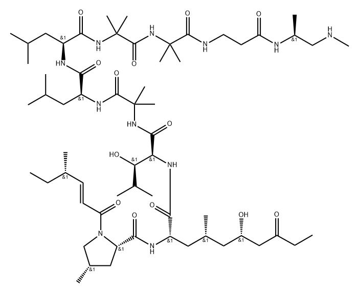 白灰制菌素 B 结构式