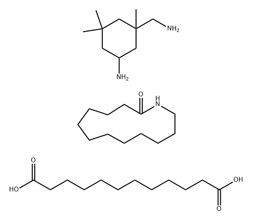 Dodecanedioic acid, polymer with 5-amino-1,3,3-trimethylcyclohexanemethanamine and azacyclotridecan-2-one Structure