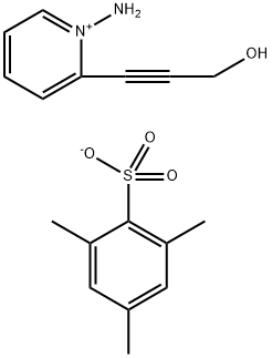 Pyridinium, 1-amino-2-(3-hydroxy-1-propyn-1-yl)-, 2,4,6-trimethylbenzenesulfonate (1:1)