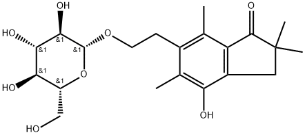 オニチン 2-O-グルコシド 化学構造式