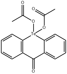 9H-Telluroxanthen-9-one, 10,10-bis(acetyloxy)-10,10-dihydro- (9CI),77151-18-9,结构式