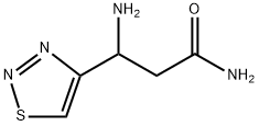 3-氨基-3-(1,2,3-噻二唑-4-基)丙酰胺, 771520-46-8, 结构式