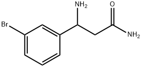 3-氨基-3-(3-溴苯基)丙酰胺,771527-65-2,结构式