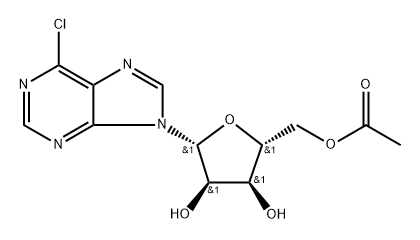 H-?Purine, 9-?(5-?O-?acetyl-?β-?D-?ribofuranosyl)?-?6-?chloro-|5'-O-乙酰基-6-氯嘌呤核苷