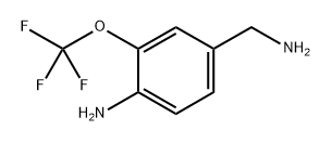 4-(aminomethyl)-2-(trifluoromethoxy)aniline 结构式