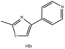 4-(2-Methyl-Thiazol-4-Yl)-Pyridine Hydrobromate 结构式