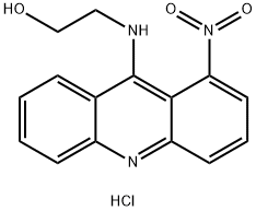 1-NITRO-9-(HYDROXYETHYLAMINO)-ACRIDINE HYDROCHLORIDE Structure