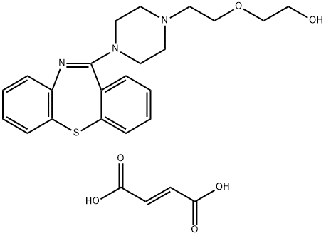 喹硫平 富马酸盐 结构式