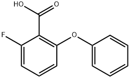 2-Fluoro-6-phenoxybenzoic acid Struktur