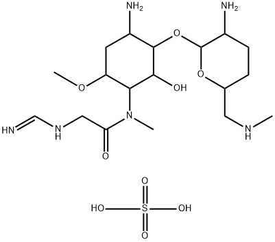 2'-N-Formimidoylistamycin B disulfate tetrahydrate,77312-56-2,结构式