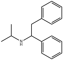 Benzeneethanamine, N-(1-methylethyl)-α-phenyl- Structure