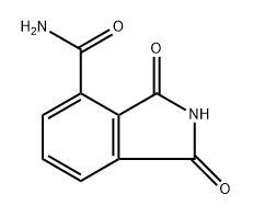 1,3-Dioxo-2,3-dihydro-1H-isoindole-4-carboxylic acid amide 化学構造式