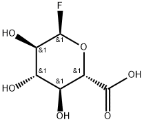 1-脱氧-1-氟-ALPHA-D-吡喃葡萄糖醛酸, 777038-38-7, 结构式