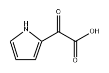 2-氧代-2-(2-吡咯基)乙酸, 77764-48-8, 结构式