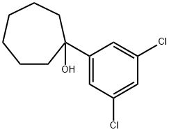 1-(3,5-dichlorophenyl)cycloheptanol Structure