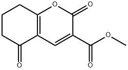 Methyl 2,5-dioxo-5,6,7,8-tetrahydro-2H-chromene-3-carboxylate Structure