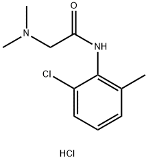 Acetamide, N-(2-chloro-6-methylphenyl)-2-(dimethylamino)-, hydrochloride (1:1) Structure