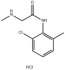 -CHLORO-2-(METHYLAMINO)-o-ACETO TOLUIDIDE HYDROCHLORIDE Struktur