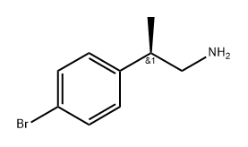 Benzeneethanamine, 4-bromo-β-methyl-, (βR)-,781597-98-6,结构式