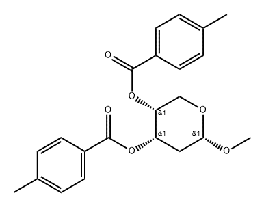 甲基 2-脱氧-ALPHA-D-赤式-吡喃戊糖苷二(4-甲基苯甲酸酯),78185-66-7,结构式