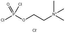 Ethanaminium, 2-[(dichlorophosphinyl)oxy]-N,N,N-trimethyl-, chloride (1:1) Struktur