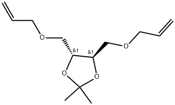 (4R,5R)-bis[(allyloxy)methyl]-2,2-dimethyl-1,3-dioxolane Struktur