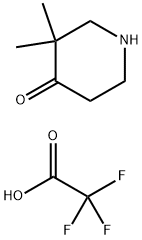 3,3-dimethylpiperidin-4-one trifluoroacetic acid salt|3,3-二甲基哌啶-4-酮三氟乙酸盐