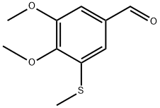 3,4-Dimethoxy-5-(methylthio)benzaldehyde Structure