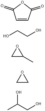2,5-Furandione,polymer with 1,2-ethanediol,methyloxirane,oxiraneand,1,2-propanediol Struktur