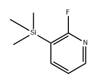 2-Fluoro-3-(trimethylsilyl)pyridine Struktur