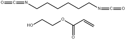 2-丙烯酸与2-羟基乙酯和1,6-二异氰酸根合己烷的聚合物, 78567-28-9, 结构式