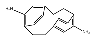 Tricyclo[8.2.2.24,7]hexadeca-4,6,10,12,13,15-hexaene-5,11-diamine, stereoisomer (9CI) Structure