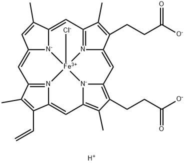 pemptohemin,78694-17-4,结构式