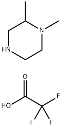 1,2-dimethyl-Piperazine trifluoroacetate Structure