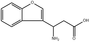 3-Benzofuranpropanoic acid, β-amino- Structure