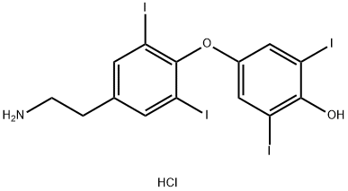 3,3ˊ,5ˊ,5ˊ-四碘甲状腺乙胺盐酸盐, 788824-71-5, 结构式