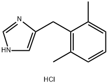 5-(2,6-二甲基苄基)-1H-咪唑盐酸盐, 78892-45-2, 结构式