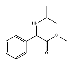 Methyl 2-(isopropylamino)-2-phenylacetate Structure