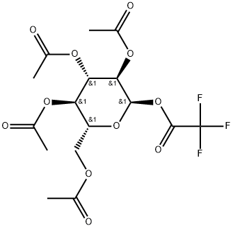 α-D-Glucopyranose, 2,3,4,6-tetraacetate 1-(trifluoroacetate) (9CI)