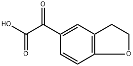 2-(2,3-二氢苯并呋喃-5-基)-2-氧代乙酸,79002-48-5,结构式