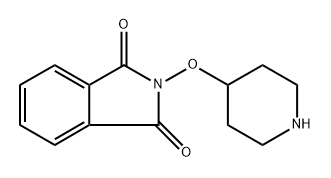 2-(Piperidin-4-yloxy)-isoindole-1,3-dione 结构式