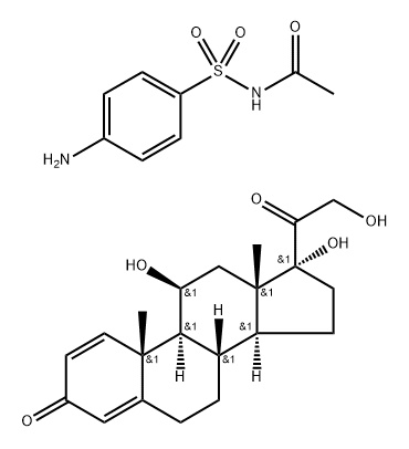 sulfanizolone 化学構造式