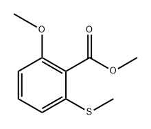 2-Methoxy-6-(methylthio)benzoic acid methyl ester Structure