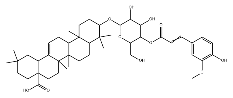 Justicisaponin I Struktur