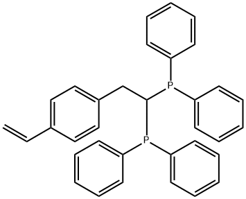 [2-(4-ethenylphenyl)ethylidene]bis[diphenyl phosphine Structure
