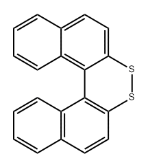 Dinaphtho2,1-c:1,2-e1,2dithiin, (R)-,79252-43-0,结构式