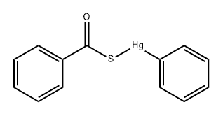 Mercury, (benzenecarbothioato-κS)phenyl-