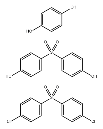 1,4-Benzenediol, polymer with 1,1-sulfonylbis4-chlorobenzene and 4,4-sulfonylbisphenol Structure