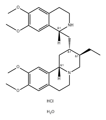 Emetine Hydrochloride Pentahydrate Struktur