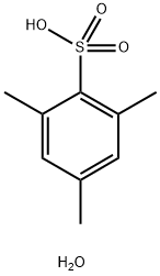 Benzenesulfonic acid, 2,4,6-trimethyl-, hydrate (1:1) 结构式